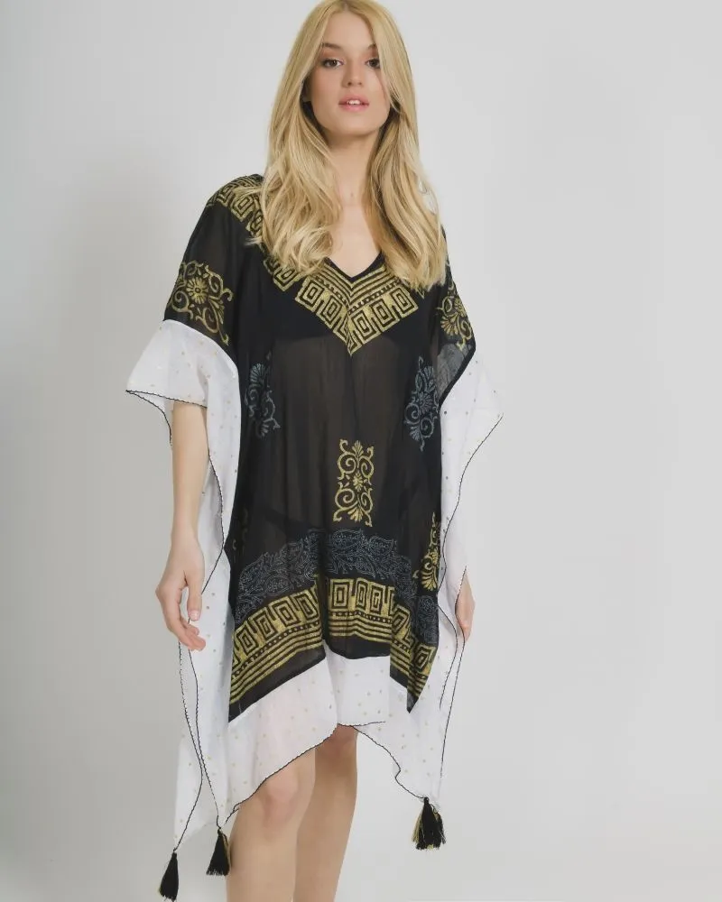 ΚΑΦΤΑΝΙ ΣΕ ΜΑΥΡΟ ΧΡΩΜΑ ΜΕ ΧΡΥΣΑ ΣΧΕΔΙΑ ONE SIZE (100% COTTON) ΚΑΦΤΑΝΙ ΣΕ ΜΑΥΡΟ ΧΡΩΜΑ ΜΕ ΧΡΥΣΑ ΣΧΕΔΙΑ ONE SIZE (100% COTTON)