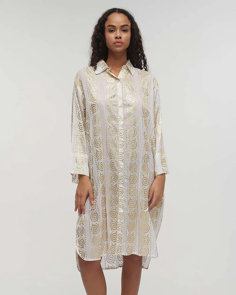 ΚΑΦΤΑΝΙ/ΠΟΥΚΑΜΙΣΑ ΧΡΥΣΟ/ΜΠΕΖ ONE SIZE (100% COTTON)