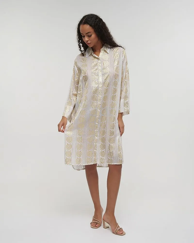 ΚΑΦΤΑΝΙ/ΠΟΥΚΑΜΙΣΑ ΧΡΥΣΟ/ΜΠΕΖ ONE SIZE (100% COTTON)