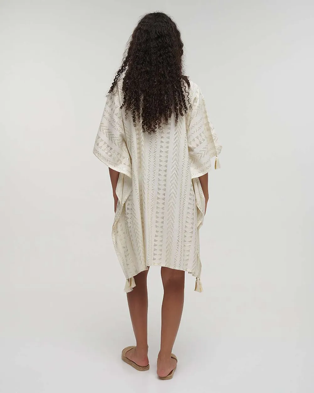 ΚΑΦΤΑΝΙ ΛΕΥΚΟ ΜΕ ΧΡΥΣΕΣ ΛΕΠΤΟΜΕΡΕΙΕΣ ONE SIZE (100% COTTON)