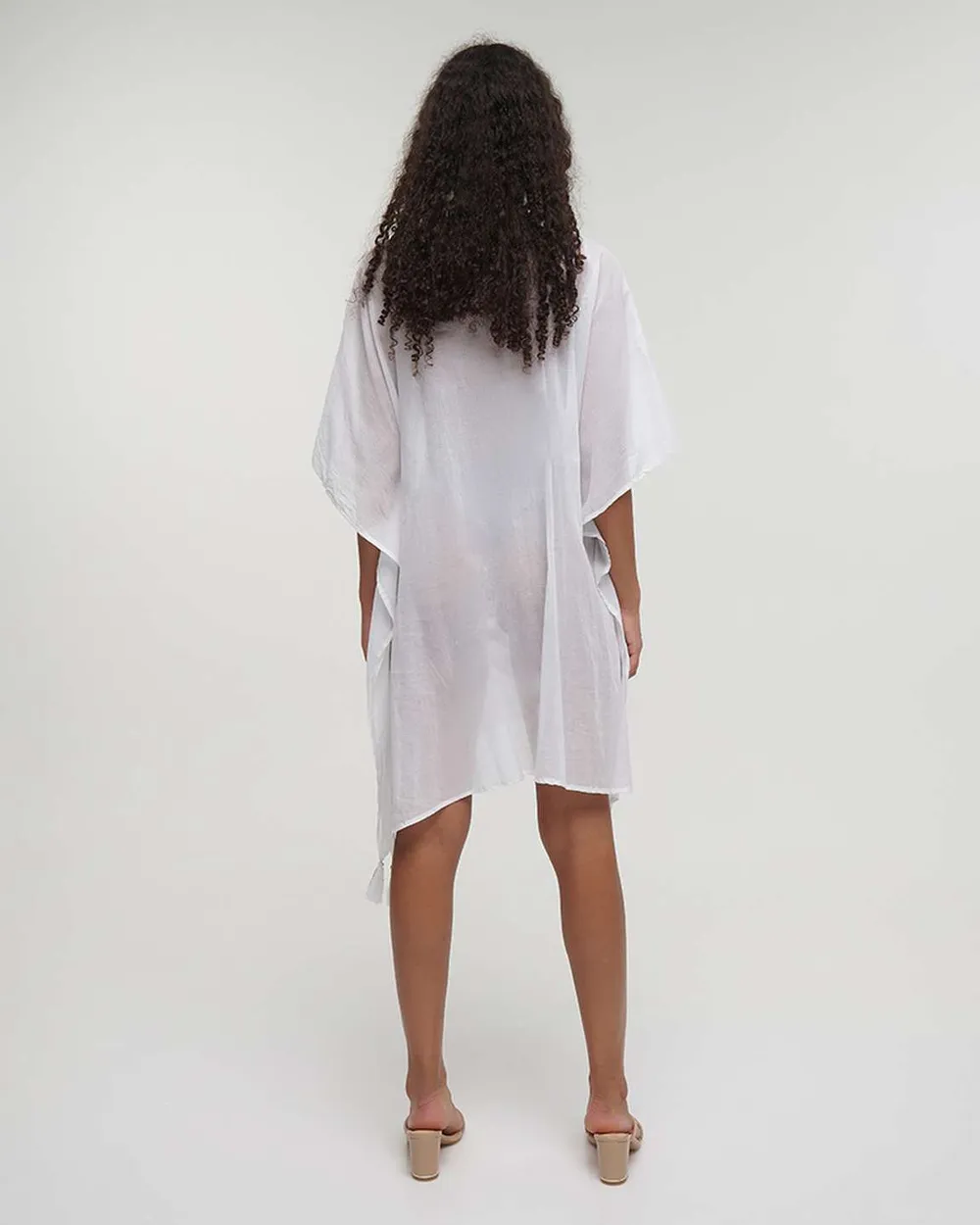 ΚΑΦΤΑΝΙ ΛΕΥΚΟ ΜΕ ΧΡΥΣΟ ΜΑΤΙ ONE SIZE (100% COTTON)