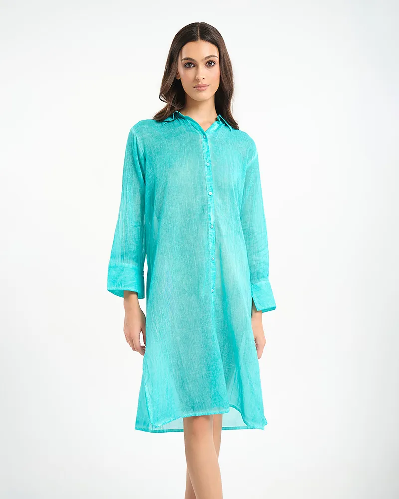 ΠΟΥΚΑΜΙΣΑ ΤΙΡΚΟΥΑΖ ΜΕ ΚΕΝΤΗΜΑ ΣΤΗ ΠΛΑΤΗ ONE SIZE (100% COTTON) ΠΟΥΚΑΜΙΣΑ ΤΙΡΚΟΥΑΖ ΜΕ ΚΕΝΤΗΜΑ ΣΤΗ ΠΛΑΤΗ ONE SIZE (100% COTTON)