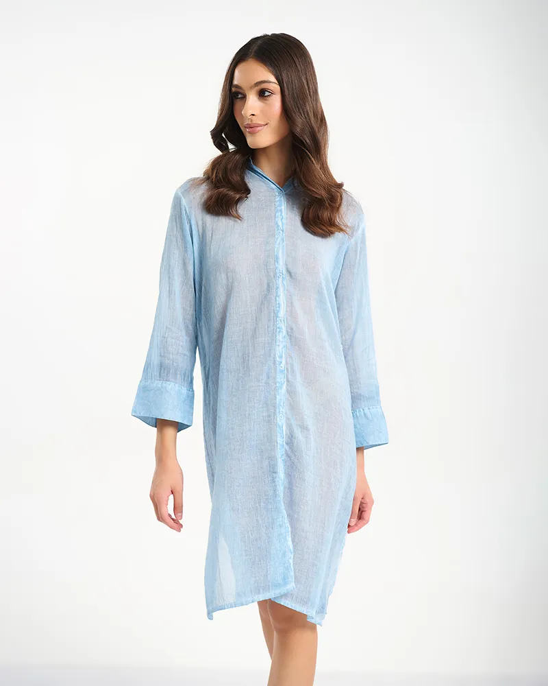 ΠΟΥΚΑΜΙΣΑ ΜΠΛΕ ΜΕ ΚΕΝΤΗΜΑ ”ΜΑΤΙ” ΣΤΗ ΠΛΑΤΗ ONE SIZE (100% COTTON) ΠΟΥΚΑΜΙΣΑ ΜΠΛΕ ΜΕ ΚΕΝΤΗΜΑ ”ΜΑΤΙ” ΣΤΗ ΠΛΑΤΗ ONE SIZE (100% COTTON)