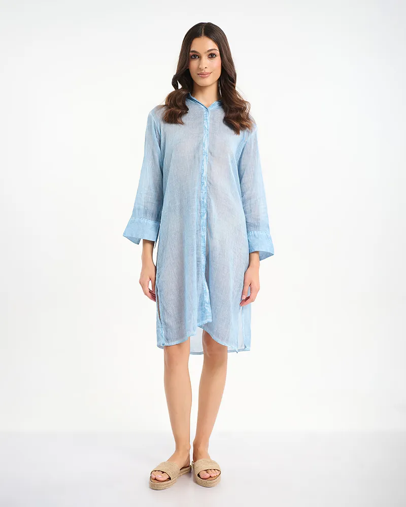 ΠΟΥΚΑΜΙΣΑ ΜΠΛΕ ΜΕ ΚΕΝΤΗΜΑ ”ΜΑΤΙ” ΣΤΗ ΠΛΑΤΗ ONE SIZE (100% COTTON) ΠΟΥΚΑΜΙΣΑ ΜΠΛΕ ΜΕ ΚΕΝΤΗΜΑ ”ΜΑΤΙ” ΣΤΗ ΠΛΑΤΗ ONE SIZE (100% COTTON)