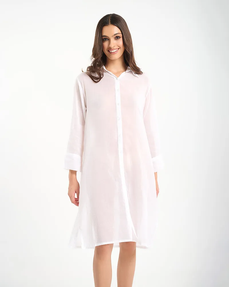 ΠΟΥΚΑΜΙΣΑ ΛΕΥΚΗ ΜΕ ΚΕΝΤΗΜΑ ”ΜΑΤΙ” ΣΤΗ ΠΛΑΤΗ ONE SIZE (100% COTTON) ΠΟΥΚΑΜΙΣΑ ΛΕΥΚΗ ΜΕ ΚΕΝΤΗΜΑ ”ΜΑΤΙ” ΣΤΗ ΠΛΑΤΗ ONE SIZE (100% COTTON)