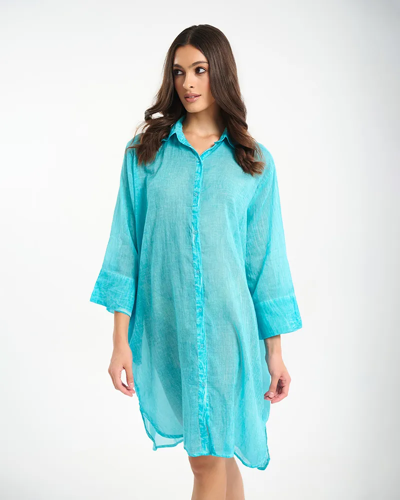 ΠΟΥΚΑΜΙΣΑ ΤΙΡΚΟΥΑΖ ΜΕ ΚΕΝΤΗΜΑ ”ΜΑΤΙ” ΣΤΗ ΠΛΑΤΗ ONE SIZE (100% COTTON) ΠΟΥΚΑΜΙΣΑ ΤΙΡΚΟΥΑΖ ΜΕ ΚΕΝΤΗΜΑ ”ΜΑΤΙ” ΣΤΗ ΠΛΑΤΗ ONE SIZE (100% COTTON)