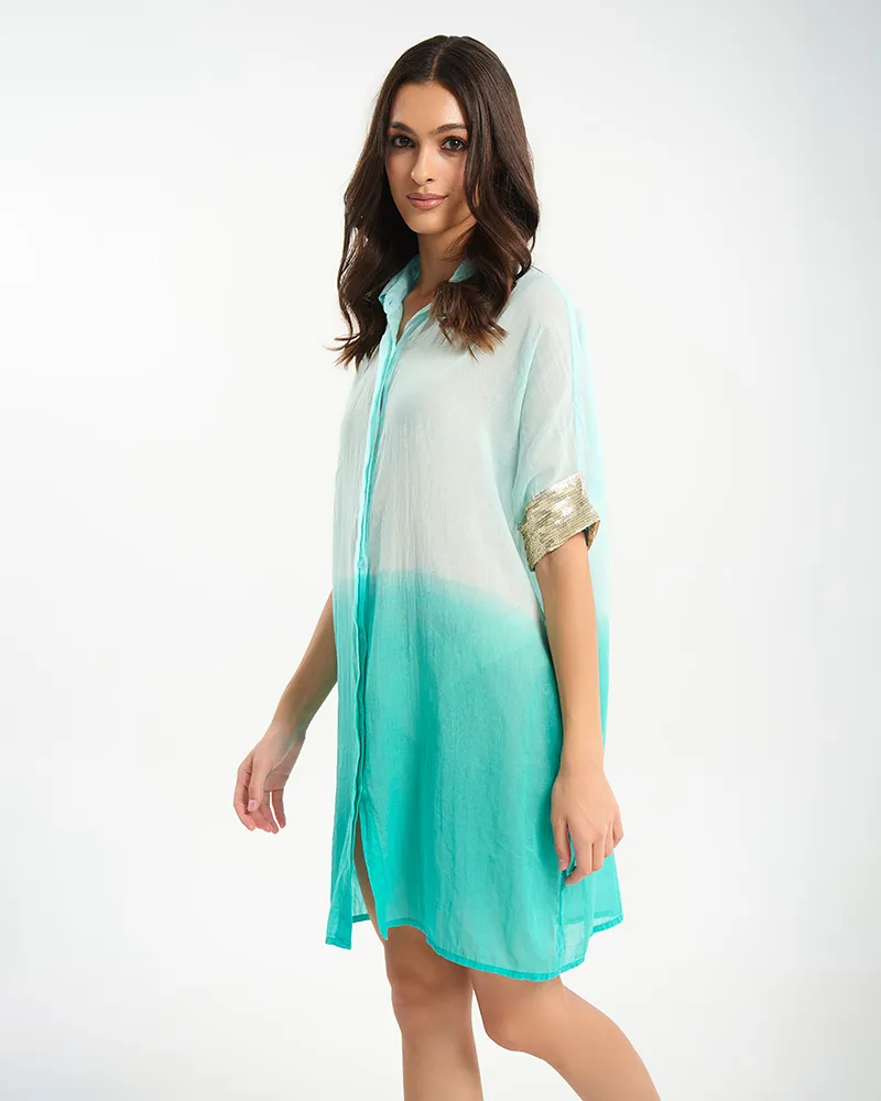 ΠΟΥΚΑΜΙΣΑ/ΚΑΦΤΑΝΙ ΤΙΡΚΟΥΑΖ ΜΕ ΧΡΥΣΕΣ ΠΟΥΛΙΕΣ ONE SIZE (100% COTTON) ΠΟΥΚΑΜΙΣΑ/ΚΑΦΤΑΝΙ ΤΙΡΚΟΥΑΖ ΜΕ ΧΡΥΣΕΣ ΠΟΥΛΙΕΣ ONE SIZE (100% COTTON)