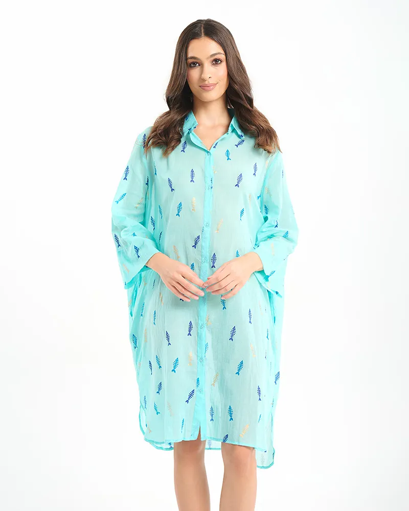 ΠΟΥΚΑΜΙΣΑ/ΚΑΦΤΑΝΙ ΤΙΡΚΟΥΑΖ ΜΕ ΨΑΡΟΚΟΚΚΑΛΟ ONE SIZE (100% COTTON) ΠΟΥΚΑΜΙΣΑ/ΚΑΦΤΑΝΙ ΤΙΡΚΟΥΑΖ ΜΕ ΨΑΡΟΚΟΚΚΑΛΟ ONE SIZE (100% COTTON)