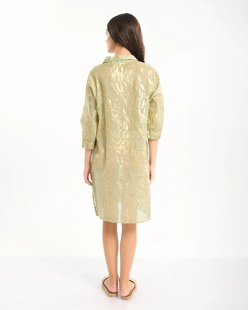 ΚΑΦΤΑΝΙ ΣΕ ΛΑΔΙ/ΧΡΥΣΟ ΜΕ ΓΙΑΚΑ ONE SIZE (100% COTTON)