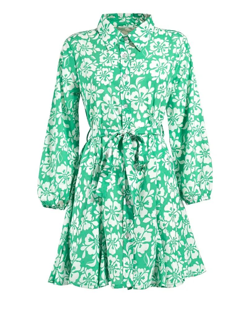 ΦΟΡΕΜΑ ΚΟΝΤΟ ΜΕ ΜΑΚΡΥ ΜΑΝΙΚΙ ΚΑΙ ΖΩΝΗ ΠΡΑΣΙΝΟ/ΛΕΥΚΟ ΜΕ ΛΟΥΛΟΥΔΙΑ ONE SIZE ( POLYCOTTON) ΦΟΡΕΜΑ ΚΟΝΤΟ ΜΕ ΜΑΚΡΥ ΜΑΝΙΚΙ ΚΑΙ ΖΩΝΗ ΠΡΑΣΙΝΟ/ΛΕΥΚΟ ΜΕ ΛΟΥΛΟΥΔΙΑ ONE SIZE ( POLYCOTTON)