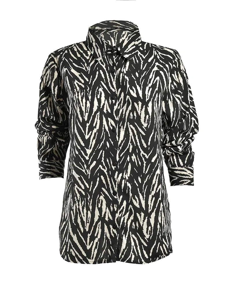 ΠΟΥΚΑΜΙΣΟ ΜΕ ΜΑΚΡΥ ΜΑΝΙΚΙ ΑΣΠΡΟΜΑΥΡΟ ONE SIZE ( POLYCOTTON) ΠΟΥΚΑΜΙΣΟ ΜΕ ΜΑΚΡΥ ΜΑΝΙΚΙ ΑΣΠΡΟΜΑΥΡΟ ONE SIZE ( POLYCOTTON)