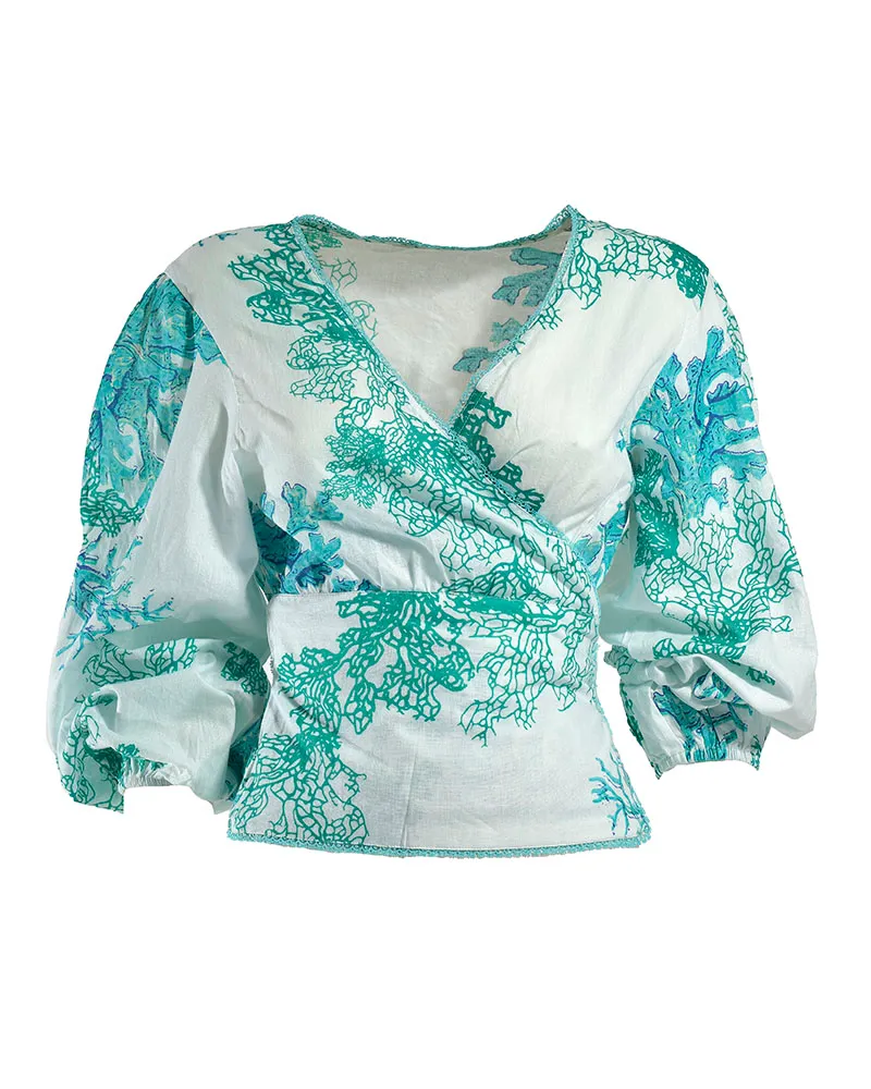 ΠΟΥΚΑΜΙΣΑ ΜΕ ΜΑΚΡΥ ΜΑΝΙΚΙ ΛΕΥΚΟ ΜΕ ΠΡΑΣΙΝΑ ΚΟΡΑΛΙΑ ONE SIZE (100% COTTON) ΠΟΥΚΑΜΙΣΑ ΜΕ ΜΑΚΡΥ ΜΑΝΙΚΙ ΛΕΥΚΟ ΜΕ ΠΡΑΣΙΝΑ ΚΟΡΑΛΙΑ ONE SIZE (100% COTTON)