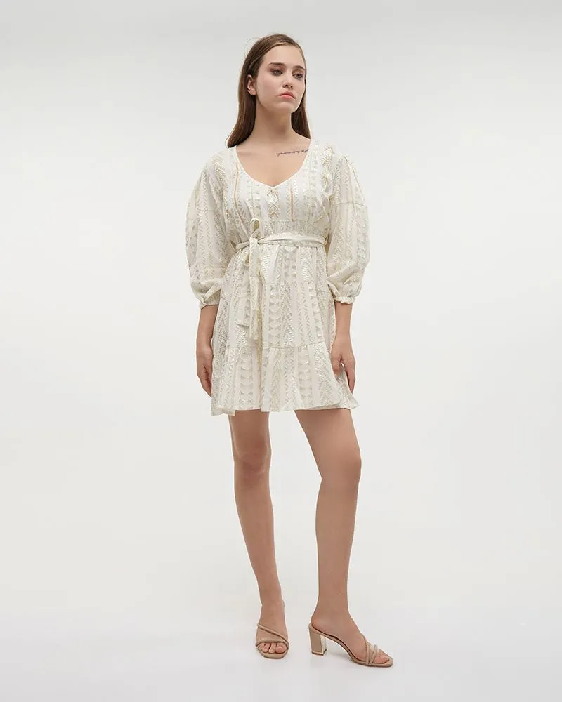 ΦΟΡΕΜΑ ΚΟΝΤΟ ΕΚΡΟΥ/ΧΡΥΣΟ ΜΕ LUREX ΚΑΙ ΖΩΝΗ ONE SIZE (100% VISCOSE LUREX) ΦΟΡΕΜΑ ΚΟΝΤΟ ΕΚΡΟΥ/ΧΡΥΣΟ ΜΕ LUREX ΚΑΙ ΖΩΝΗ ONE SIZE (100% VISCOSE LUREX)