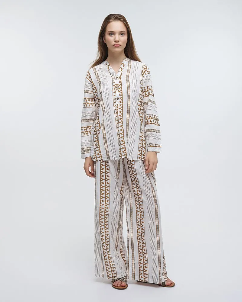 ΠΟΥΚΑΜΙΣΟ ΛΕΥΚΟ ΜΕ ΚΑΦΕ ΣΧΕΔΙΑ ONE SIZE(100% COTTON) ΠΟΥΚΑΜΙΣΟ ΛΕΥΚΟ ΜΕ ΚΑΦΕ ΣΧΕΔΙΑ ONE SIZE(100% COTTON)