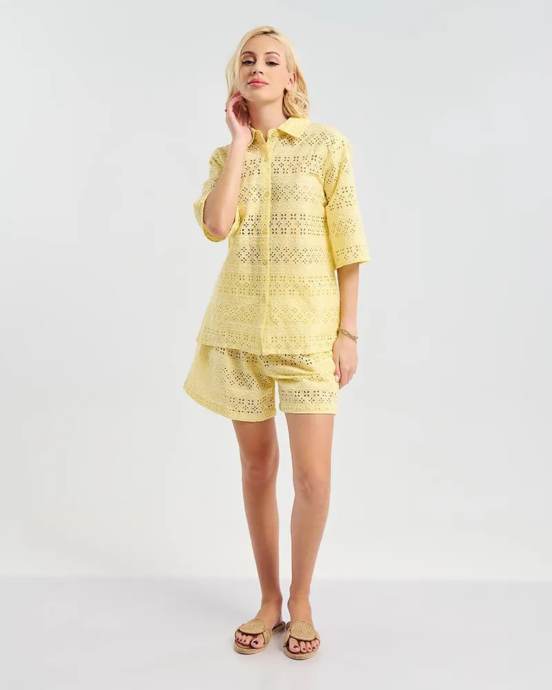 S/2 ΠΟΥΚΑΜΙΣΟ ΚΑΙ ΣΟΡΤΑΚΙ ΣΕ ΚΙΤΡΙΝΟ ΧΡΩΜΑ ONE SIZE (100% COTTON) S/2 ΠΟΥΚΑΜΙΣΟ ΚΑΙ ΣΟΡΤΑΚΙ ΣΕ ΚΙΤΡΙΝΟ ΧΡΩΜΑ ONE SIZE (100% COTTON)