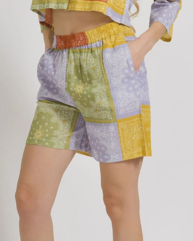 ΣΟΡΤΣΑΚΙ ΠΟΛΥΧΡΩΜΟ PATCHWORK ONE SIZE (100% COTTON)