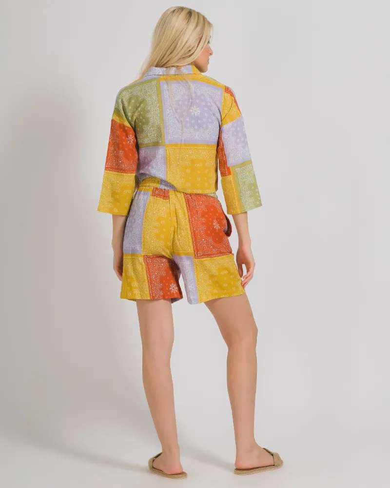 ΣΟΡΤΣΑΚΙ ΠΟΛΥΧΡΩΜΟ PATCHWORK ONE SIZE (100% COTTON)