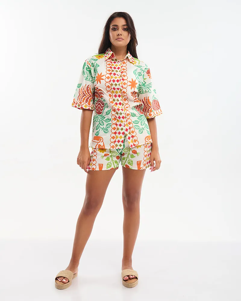 ΠΟΥΚΑΜΙΣΟ ΠΟΛΥΧΡΩΜΟ ΜΕ ΠΑΠΑΓΑΛΟΥΣ ONE SIZE (100% COTTON) ΠΟΥΚΑΜΙΣΟ ΠΟΛΥΧΡΩΜΟ ΜΕ ΠΑΠΑΓΑΛΟΥΣ ONE SIZE (100% COTTON)