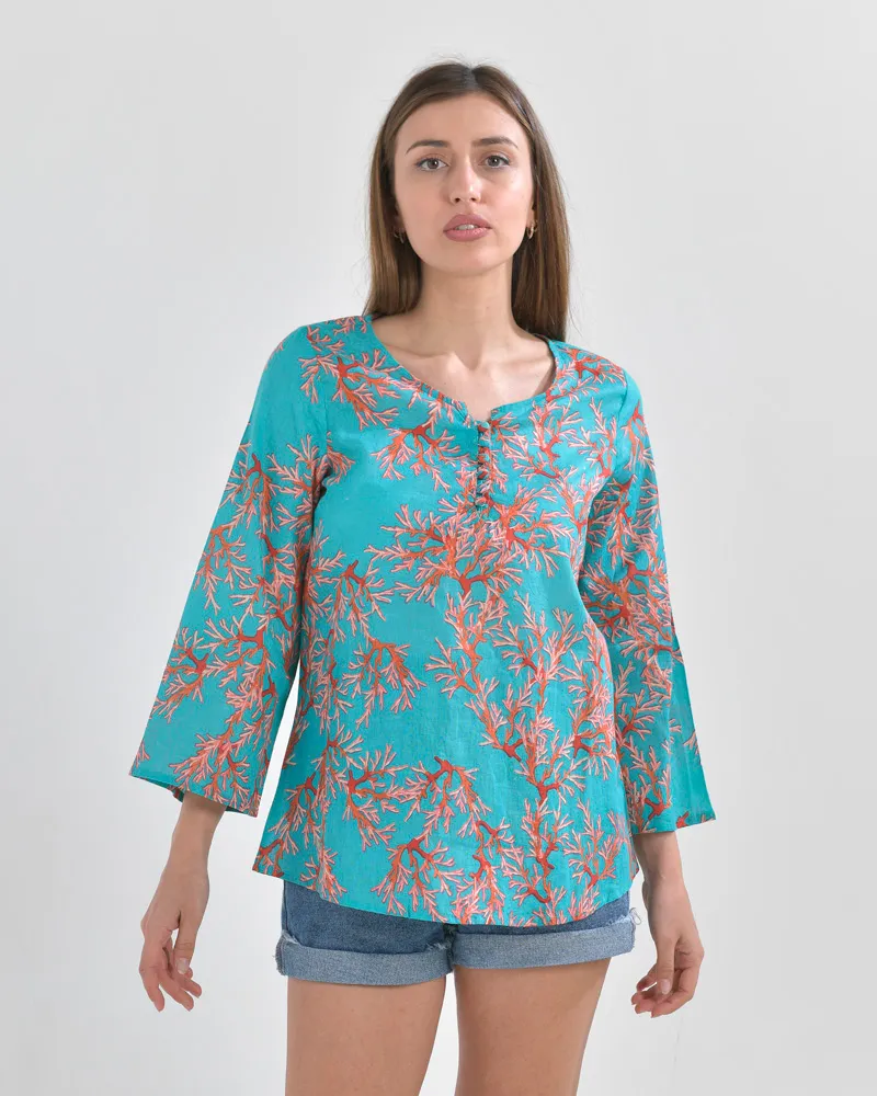 ΤΙΡΚΟΥΑΖ ΠΟΥΚΑΜΙΣΑ ΜΕ ΚΟΚΚΙΝΑ ΚΟΡΑΛΛΙΑ S/M (100% COTTON) ΤΙΡΚΟΥΑΖ ΠΟΥΚΑΜΙΣΑ ΜΕ ΚΟΚΚΙΝΑ ΚΟΡΑΛΛΙΑ S/M (100% COTTON)