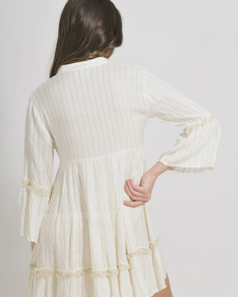 ΦΟΡΕΜΑ ΕΚΡΟΥ ΜΕ ΧΡΥΣΑ ΣΧΕΔΙΑ ΟΝΕ SIZE (100% VISCOSE)