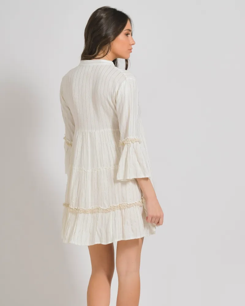 ΦΟΡΕΜΑ ΕΚΡΟΥ ΜΕ ΧΡΥΣΑ ΣΧΕΔΙΑ ΟΝΕ SIZE (100% VISCOSE)