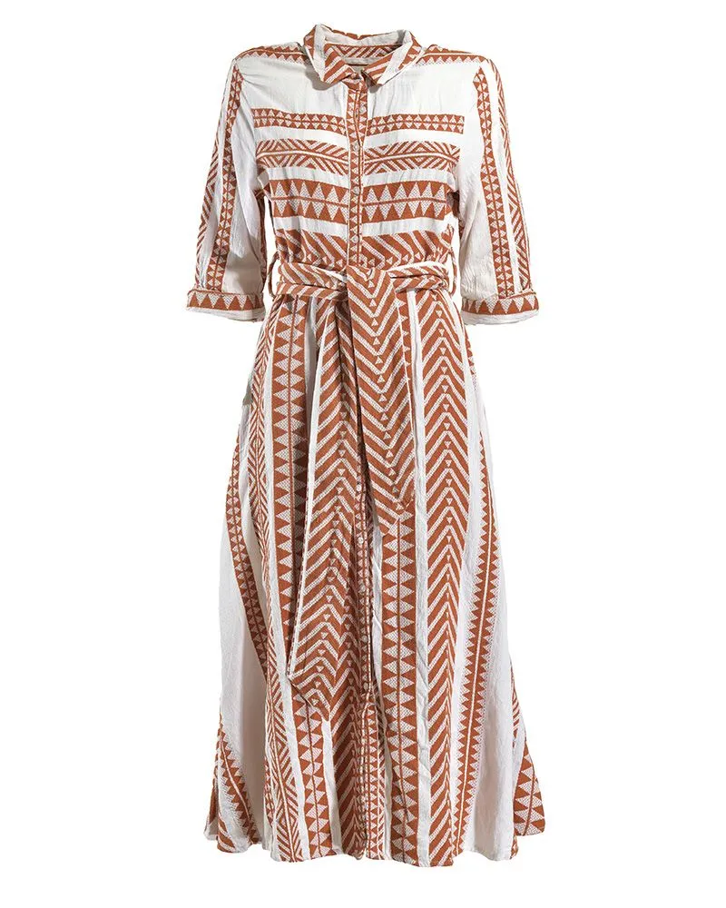 ΠΟΥΚΑΜΙΣΑ ΜΑΚΡΙΑ ΜΕ ΚΟΝΤΟ ΜΑΝΙΚΙ ΣΕ ΛΕΥΚΟ/ΚΑΦΕ ΧΡΩΜΑ ONE SIZE (100% COTTON)