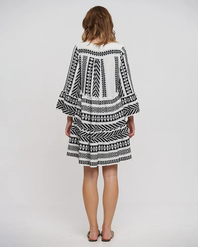 ΚΑΦΤΑΝΙ ΚΟΝΤΟ ΑΣΠΡΟΜΑΥΡΟ ONE SIZE(100% COTTON)