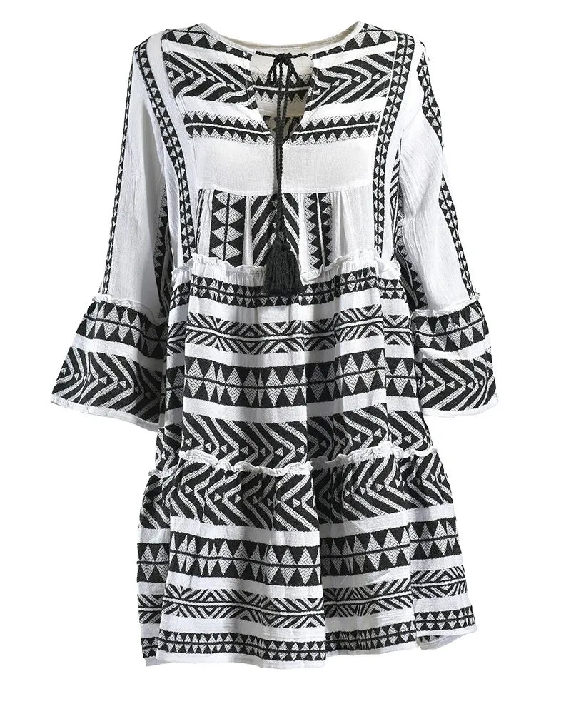 ΚΑΦΤΑΝΙ ΚΟΝΤΟ ΑΣΠΡΟΜΑΥΡΟ ONE SIZE(100% COTTON)