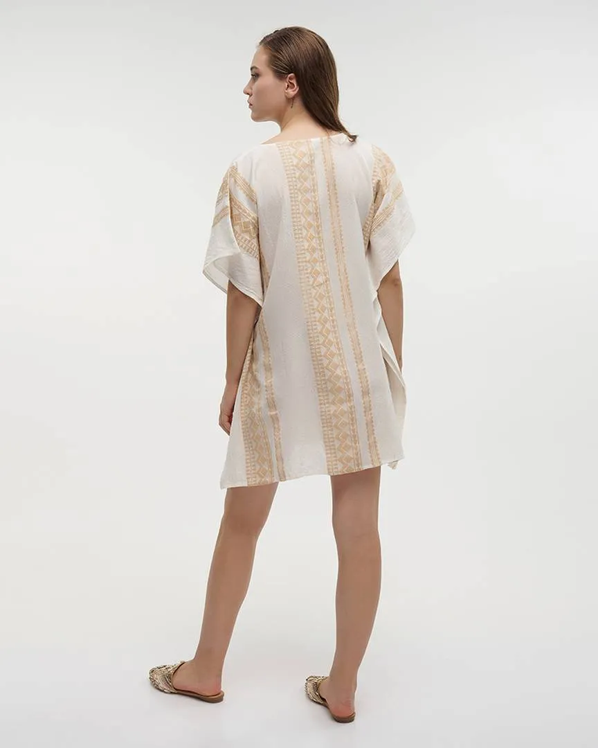 ΚΑΦΤΑΝΙ ΑΣΠΡΟ/ΧΡΥΣΟ ONE SIZE (100% COTTON) ΚΑΦΤΑΝΙ ΑΣΠΡΟ/ΧΡΥΣΟ ONE SIZE (100% COTTON)