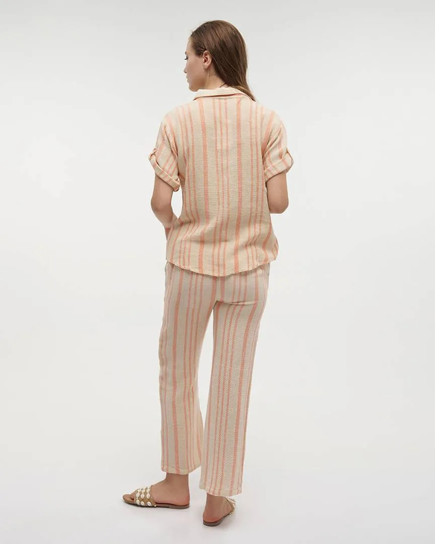 ΠΟΥΚΑΜΙΣΟ ΜΕ ΚΟΝΤΟ ΜΑΝΙΚΙ ΛΕΥΚΟ/ΡΟΖ ONE SIZE (100% COTTON) ΠΟΥΚΑΜΙΣΟ ΜΕ ΚΟΝΤΟ ΜΑΝΙΚΙ ΛΕΥΚΟ/ΡΟΖ ONE SIZE (100% COTTON)