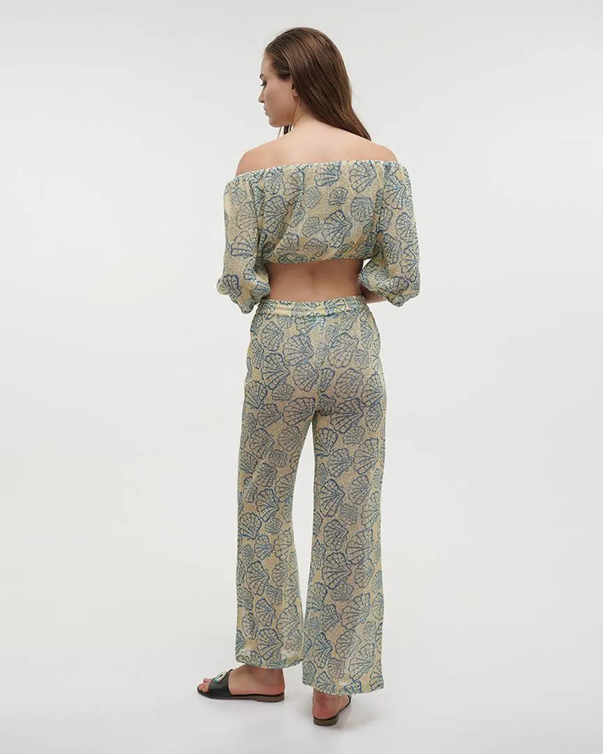 ΣΕΤ/2 ΠΑΝΤΕΛΟΝΑ ΚΑΙ ΤΟΠ ΔΙΑΤΡΗΤΑ ΣΕ ΕΚΡΟΥ ΧΡΩΜΑ ΜΕ ΜΠΛΕ ΚΟΧΥΛΙΑ ONE SIZE (100% COTTON) ΣΕΤ/2 ΠΑΝΤΕΛΟΝΑ ΚΑΙ ΤΟΠ ΔΙΑΤΡΗΤΑ ΣΕ ΕΚΡΟΥ ΧΡΩΜΑ ΜΕ ΜΠΛΕ ΚΟΧΥΛΙΑ ONE SIZE (100% COTTON)