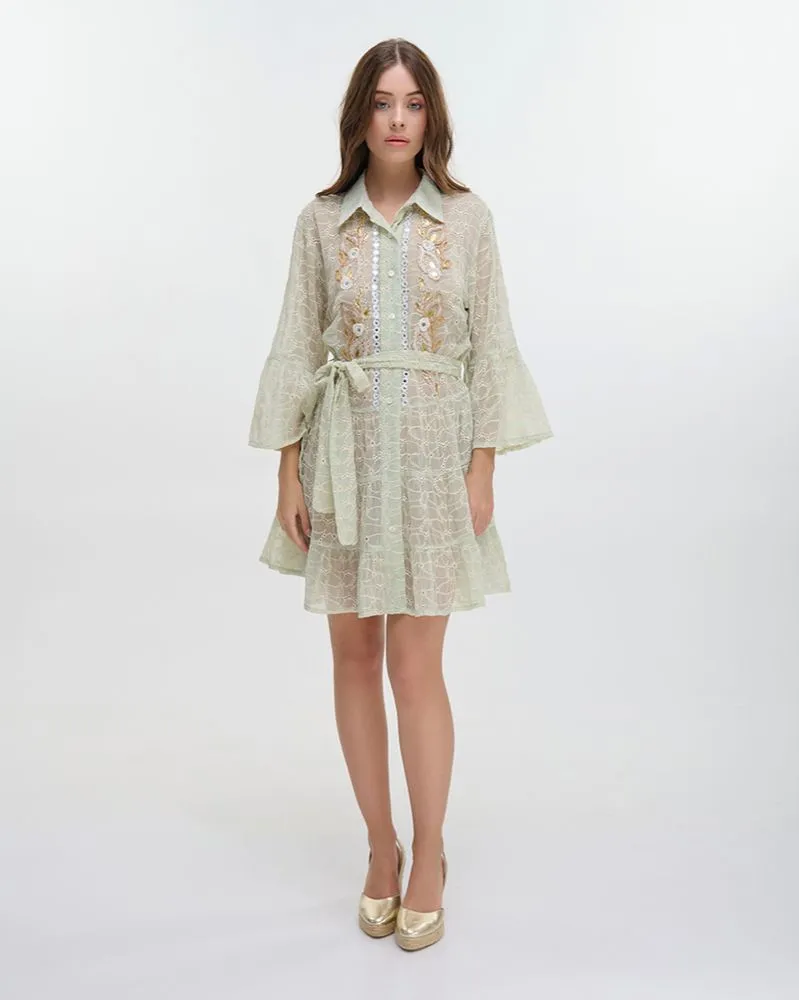 ΦΟΡΕΜΑ ΚΟΝΤΟ ΜΕ ΜΑΚΡΥ ΜΑΝΙΚΙ ΜΕΝΤΑ ΜΕ ΖΩΝΗ ΚΑΙ ΚΕΝΤΗΤΕΣ ΛΕΠΤΟΜΕΡΕΙΕΣ ONE SIZE (100% POLYESTER) ΦΟΡΕΜΑ ΚΟΝΤΟ ΜΕ ΜΑΚΡΥ ΜΑΝΙΚΙ ΜΕΝΤΑ ΜΕ ΖΩΝΗ ΚΑΙ ΚΕΝΤΗΤΕΣ ΛΕΠΤΟΜΕΡΕΙΕΣ ONE SIZE (100% POLYESTER)