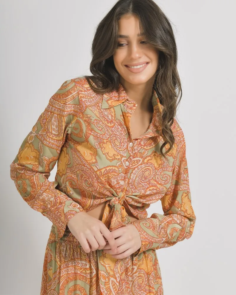 ΤΟΠ/ΠΟΥΚΑΜΙΣΑΚΙ ΜΕ ΔΕΣΙΜΟ ΣΕ ΠΟΡΤΟΚΑΛΙ/ΓΚΡΙ ΧΡΩΜΑ ΜΕ ΧΡΥΣΕΣ ΛΕΠΤΟΜΕΡΕΙΕΣ ONE SIZE (100% CREPE) . ΤΟΠ/ΠΟΥΚΑΜΙΣΑΚΙ ΜΕ ΔΕΣΙΜΟ ΣΕ ΠΟΡΤΟΚΑΛΙ/ΓΚΡΙ ΧΡΩΜΑ ΜΕ ΧΡΥΣΕΣ ΛΕΠΤΟΜΕΡΕΙΕΣ ONE SIZE (100% CREPE) .