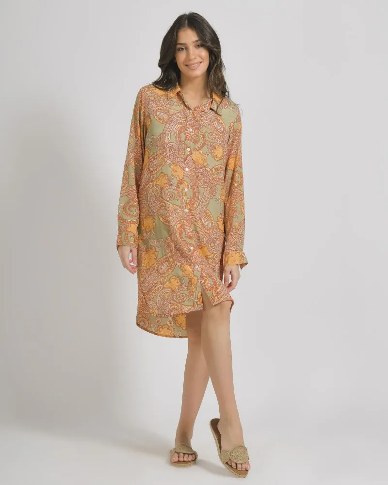 ΠΟΥΚΑΜΙΣΑ ΜΑΚΡΥΜΑΝΙΚΗ ΣΕ ΠΟΡΤΟΚΑΛΙ/ΓΚΡΙ ΧΡΩΜΑ ΜΕ ΧΡΥΣΕΣ ΛΕΠΤΟΜΕΡΕΙΕΣ ONE SIZE (100% CREPE) ΠΟΥΚΑΜΙΣΑ ΜΑΚΡΥΜΑΝΙΚΗ ΣΕ ΠΟΡΤΟΚΑΛΙ/ΓΚΡΙ ΧΡΩΜΑ ΜΕ ΧΡΥΣΕΣ ΛΕΠΤΟΜΕΡΕΙΕΣ ONE SIZE (100% CREPE)