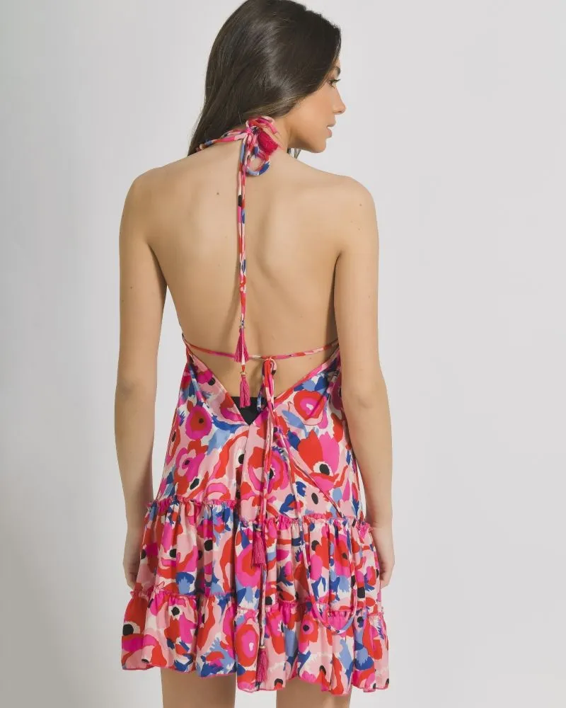 ΦΟΡΕΜΑ ΑΜΑΝΙΚΟ ΚΟΝΤΟ ΣΕ ΚΟΚΚΙΝΟ/ΦΟΥΞ ΧΡΩΜΑ ONE SIZE (100% CREPE) .