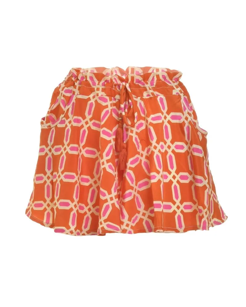 ΣΟΡΤΣΑΚΙ ΣΕ ΠΟΡΤΟΚΑΛΙ/ΡΟΖ ΧΡΩΜΑ S/M (100% CREPE)