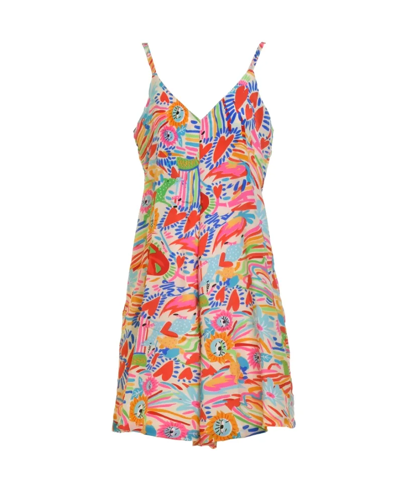 ΟΛΟΣΩΜΗ ΦΟΡΜΑ ΚΟΝΤΗ ΜΕ ΠΟΛΥΧΡΩΜΑ ΣΧΕΔΙΑ ONE SIZE  (100% CREPE)