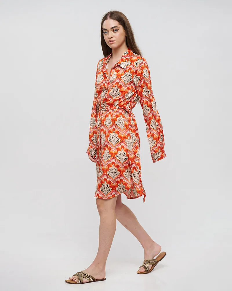 ΠΟΥΚΑΜΙΣΑ ΜΕ ΖΩΝH ΣΕ ΠΟΡΤΟΚΑΛΙ/ΚΟΚΚΙΝΟ ΧΡΩΜΑ ΜΕ ΧΡΥΣΕΣ ΛΕΠΤΟΜΕΡΕΙΕΣ S/M (100% CREPE) ΠΟΥΚΑΜΙΣΑ ΜΕ ΖΩΝH ΣΕ ΠΟΡΤΟΚΑΛΙ/ΚΟΚΚΙΝΟ ΧΡΩΜΑ ΜΕ ΧΡΥΣΕΣ ΛΕΠΤΟΜΕΡΕΙΕΣ S/M (100% CREPE)