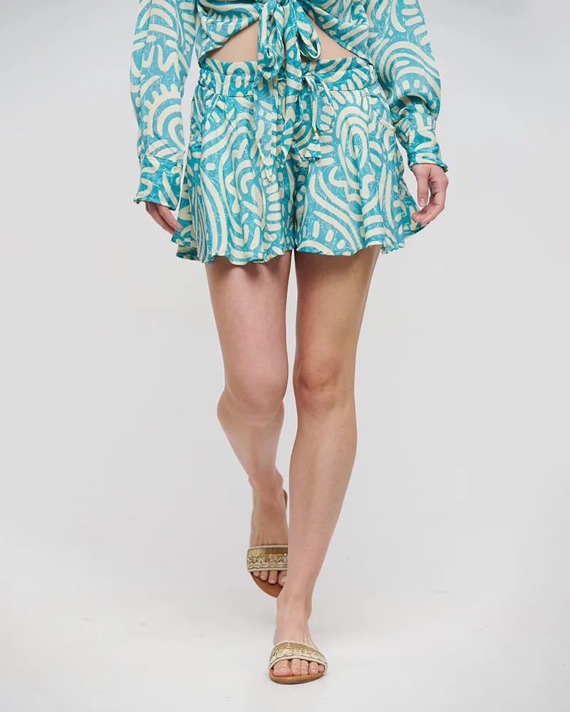 ΣΟΡΤΣΑΚΙ ΜΕ ΤΣΕΠΕΣ ΤΥΡΚΟΥΑΖ ΜΕ ΣΧΕΔΙΑ S/M (100% CREPE)