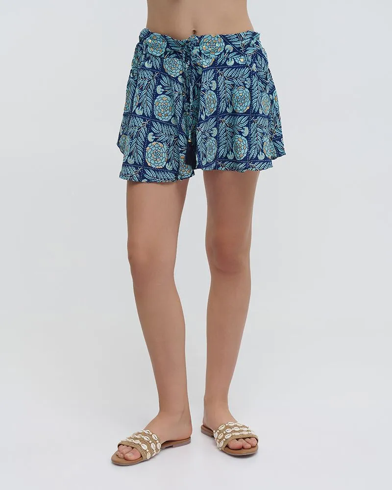 ΣΟΡΤΣΑΚΙ ΜΕ ΚΟΡΔΟΝΙΑ ”ΛΟΥΛΟΥΔΙ” ΜΠΛΕ ΜΕ ΧΡΥΣΕΣ ΛΕΠΤΟΜΕΡΕΙΕΣ M/L (100% CREPE)