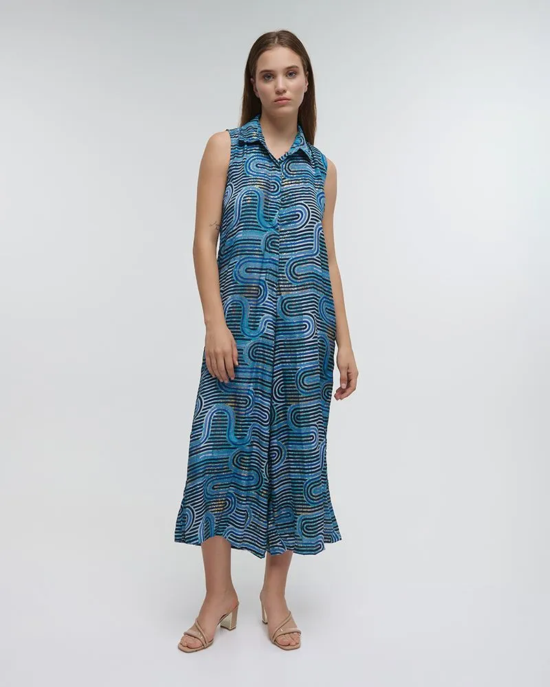 ΟΛΟΣΩΜΗ ΦΟΡΜΑ ΑΜΑΝΙΚΗ ΜΠΛΕ ΜΕ ΓΕΩΜEΤΡΙΚΑ ΣΧΕΔΙΑ ΚΑΙ ΧΡΥΣΕΣ ΛΕΠΤΟΜΕΡΕΙΕΣ ONE SIZE (100%RAYON) ΟΛΟΣΩΜΗ ΦΟΡΜΑ ΑΜΑΝΙΚΗ ΜΠΛΕ ΜΕ ΓΕΩΜEΤΡΙΚΑ ΣΧΕΔΙΑ ΚΑΙ ΧΡΥΣΕΣ ΛΕΠΤΟΜΕΡΕΙΕΣ ONE SIZE (100%RAYON)