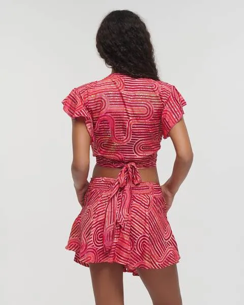 ΣΟΡΤΣΑΚΙ ΜΕ ΚΟΡΔΟΝΙΑ ΦΟΥΞ ΜΕ ΓΕΩΜΑΤΡΙΚΑ ΣΧΕΔΙΑ ΚΑΙ ΧΡΥΣΕΣ ΛΕΠΤΟΜΕΡΕΙΕΣ M/L (100%RAYON)