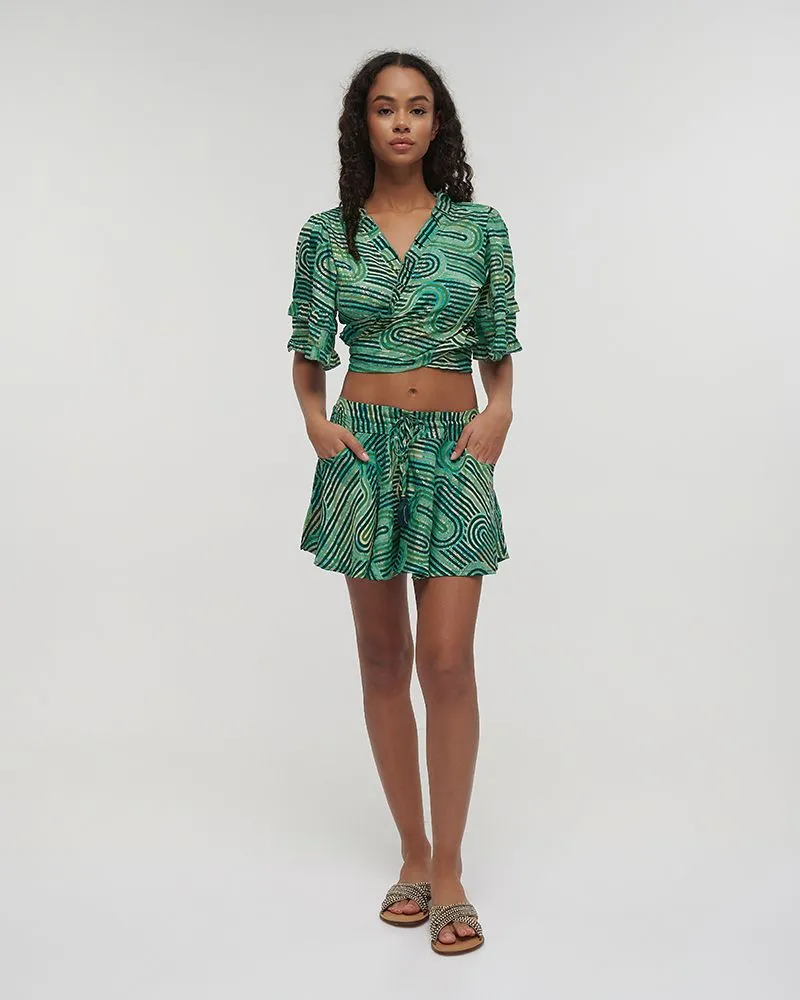 ΤΟΠ ΚΟΝΤΟ ΔΕΤΟ ΠΡΑΣΙΝΟ ΜΕ ΓΕΩΜΑΤΡΙΚΑ ΣΧΕΔΙΑ ΚΑΙ ΧΡΥΣΕΣ ΛΕΠΤΟΜΕΡΕΙΕΣ ONE SIZE (100%RAYON) ΤΟΠ ΚΟΝΤΟ ΔΕΤΟ ΠΡΑΣΙΝΟ ΜΕ ΓΕΩΜΑΤΡΙΚΑ ΣΧΕΔΙΑ ΚΑΙ ΧΡΥΣΕΣ ΛΕΠΤΟΜΕΡΕΙΕΣ ONE SIZE (100%RAYON)