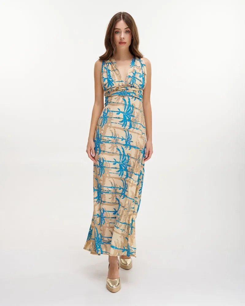 ΦΟΡΕΜΑ ΜΑΚΡΥ ΠΟΛΥΜΟΡΦΙΚΟ ”ΦΟΙΝΙΚΕΣ” ΤΙΡΚΟΥΑΖ/ΜΠΕΖ ΜΕ ΧΡΥΣΕΣ ΛΕΠΤΟΜΕΡΕΙΕΣ ONE SIZE (100% CREPE) ΦΟΡΕΜΑ ΜΑΚΡΥ ΠΟΛΥΜΟΡΦΙΚΟ ”ΦΟΙΝΙΚΕΣ” ΤΙΡΚΟΥΑΖ/ΜΠΕΖ ΜΕ ΧΡΥΣΕΣ ΛΕΠΤΟΜΕΡΕΙΕΣ ONE SIZE (100% CREPE)