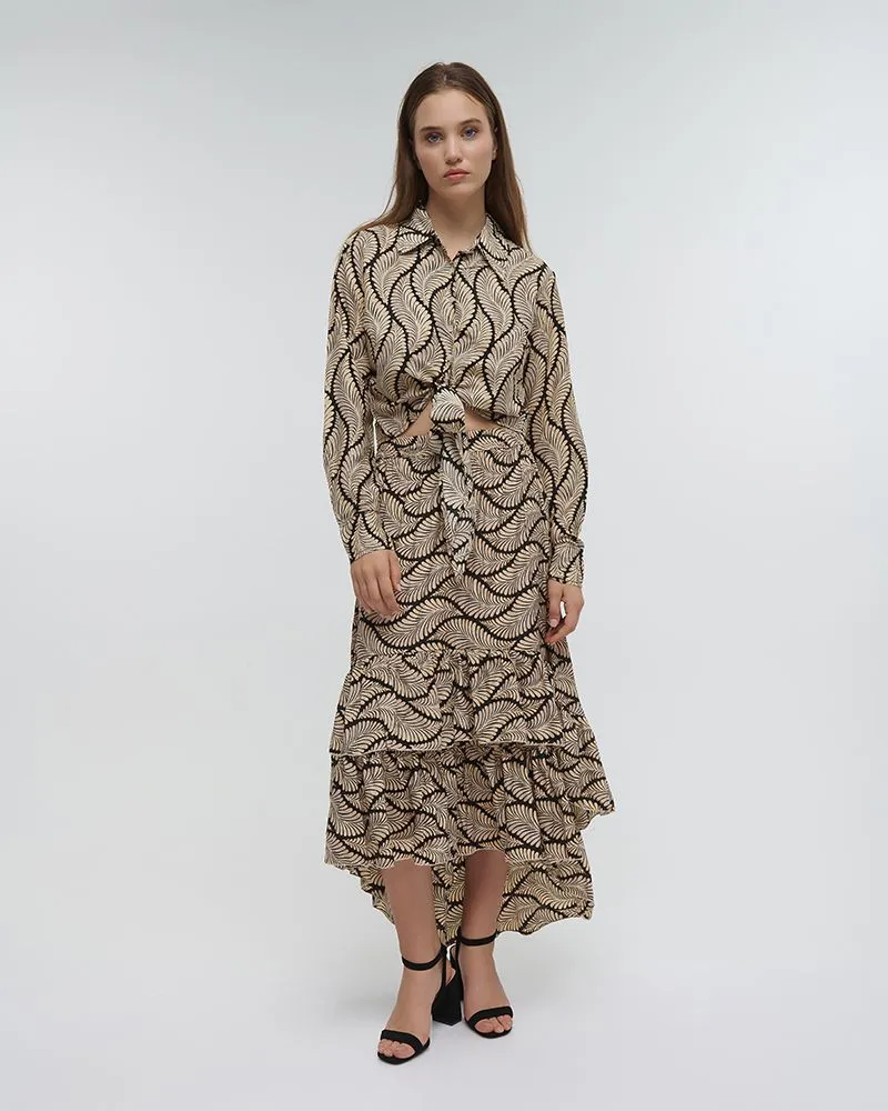 ΠΟΥΚΑΜΙΣΟ ΚΟΝΤΟ ΔΕΤΟ ”ΦΥΛΛΟ” ΜΑΥΡΟ ΜΕ ΧΡΥΣΕΣ ΛΕΠΤΟΜΕΡΕΙΕΣ ONE SIZE (100% RAYON) ΠΟΥΚΑΜΙΣΟ ΚΟΝΤΟ ΔΕΤΟ ”ΦΥΛΛΟ” ΜΑΥΡΟ ΜΕ ΧΡΥΣΕΣ ΛΕΠΤΟΜΕΡΕΙΕΣ ONE SIZE (100% RAYON)