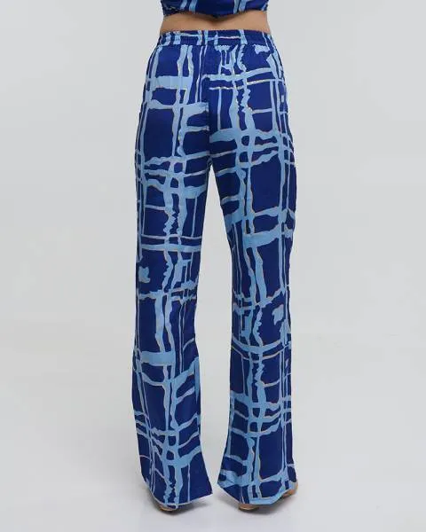 ΠΑΝΤΕΛΟΝΑ ΜΕ ΤΣΕΠΕΣ ”BLOCKS” ΜΠΛΕ ΜΕ ΧΡΥΣΕΣ ΛΕΠΤΟΜΕΡΕΙΕΣ M/L (100% CREPE) ΠΑΝΤΕΛΟΝΑ ΜΕ ΤΣΕΠΕΣ ”BLOCKS” ΜΠΛΕ ΜΕ ΧΡΥΣΕΣ ΛΕΠΤΟΜΕΡΕΙΕΣ M/L (100% CREPE)