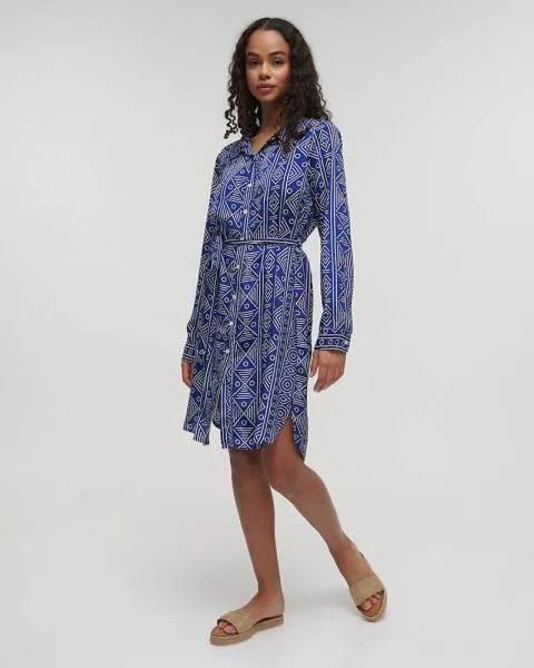 ΠΟΥΚΑΜΙΣΑ ΜΕ ΖΩΝΗ ΜΠΛΕ ΜΕ ΣΧΕΔΙΑ M/L (100% CREPE)