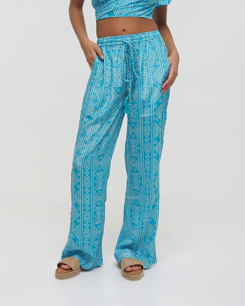 ΠΑΝΤΕΛΟΝΑ ΜΕ ΤΣΕΠΕΣ ΤΙΡΚΟΥΑΖ ΜΕ ΣΧΕΔΙΑ S/M (100% CREPE) ΠΑΝΤΕΛΟΝΑ ΜΕ ΤΣΕΠΕΣ ΤΙΡΚΟΥΑΖ ΜΕ ΣΧΕΔΙΑ S/M (100% CREPE)