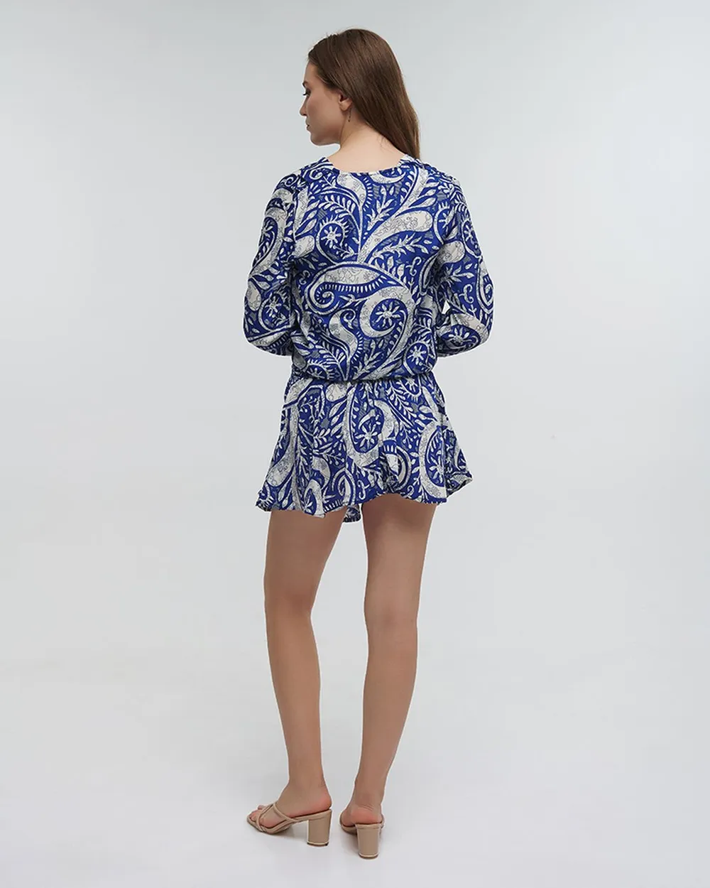 ΤΟΠ ΚΟΝΤΟ ΔΕΤΟ ΕΜΠΡΙΜΕ ΜΠΛΕ ONE SIZE (100% RAYON)