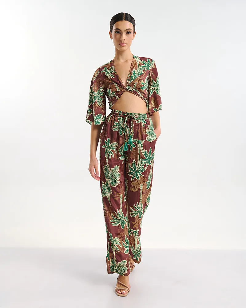 ΤΟΠ ΚΟΝΤΟ ΜΕ 3/4 ΜΑΝΙΚΙ ΔΕΤΟ ΚΑΦΕ/ΠΡΑΣΙΝΟ ΦΟΙΝΙΚΕΣ ONE SIZE (60% SILK 40% POLYESTER) ΤΟΠ ΚΟΝΤΟ ΜΕ 3/4 ΜΑΝΙΚΙ ΔΕΤΟ ΚΑΦΕ/ΠΡΑΣΙΝΟ ΦΟΙΝΙΚΕΣ ONE SIZE (60% SILK 40% POLYESTER)